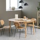 image 4 of Amira Dining Chair in Oak Set of 2