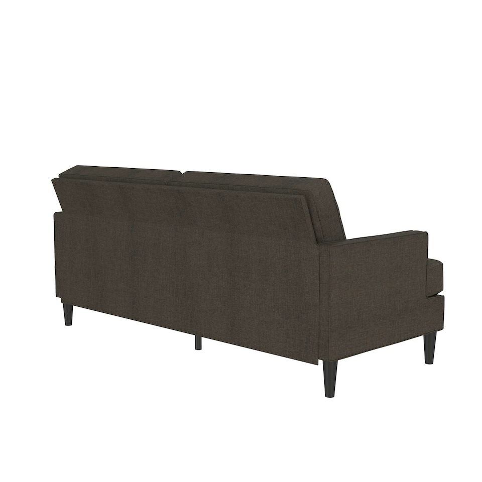 image 1 of Asher 2-Seater Sofa in Fabric Light Grey Grey | GREY
