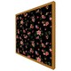 image 4 of Beautiful pink flowers (Picutre Frame) Brown | M
