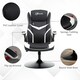 image 5 of Vinsetto Racing Office Chair PVC Leather Computer Gaming Height Adjustable
