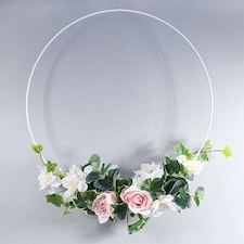 Bridesmaid Flower Hoop Decoration 50cm
