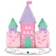 image 1 of Magical Castle Standing Giant Air Fill Foil Balloon 76cm / 30 in