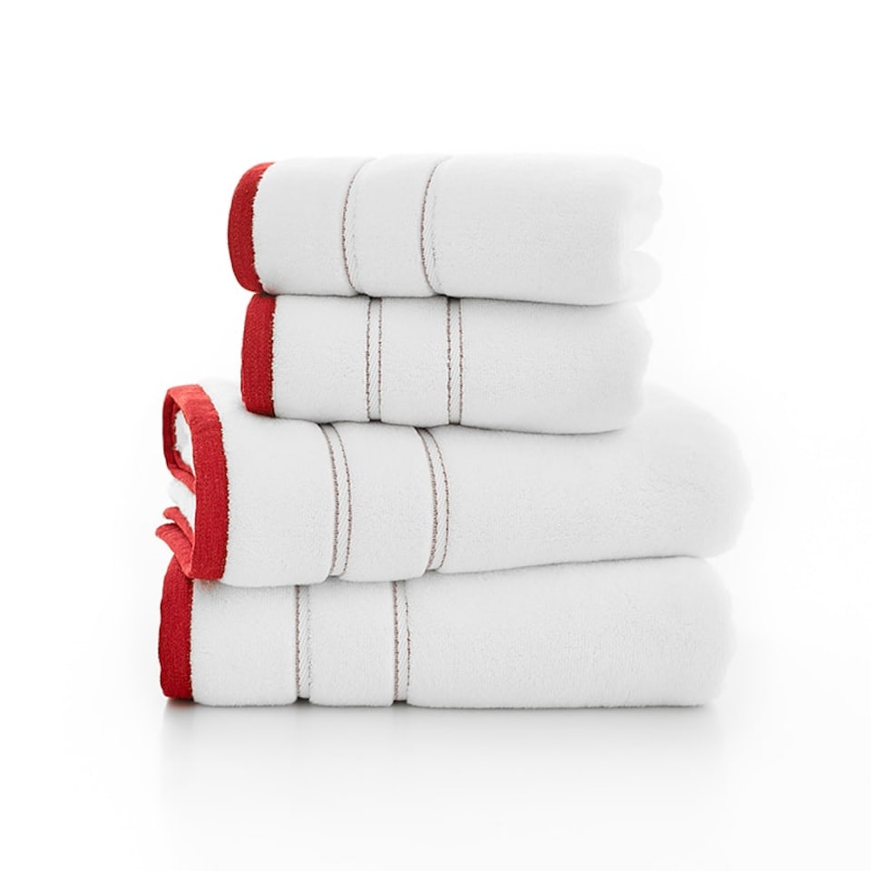 image 1 of Delamere Zero-Twist Luxury Cotton Towels – Ultra-Soft, Absorbent & Stylish Red | Berry | Bath sheet