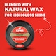 image 4 of Kiwi Shoe Polish Wax Black 50ml
