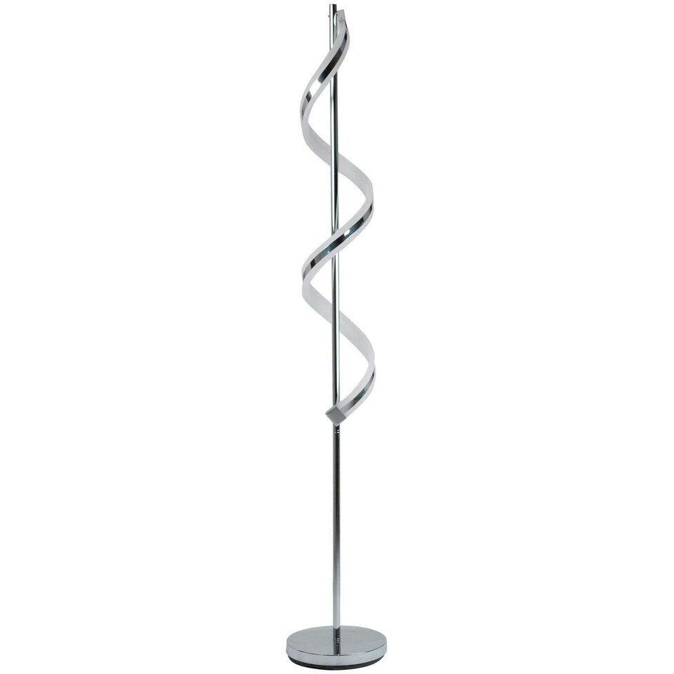 image 1 of Indie Polished Chrome LED Floor Lamp