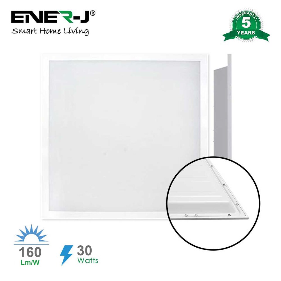 image 1 of 30W High Lumen 595x595 Backlit Panels 2pcs Pack Lifud Driver 4800 lumens 5 Years 4000K