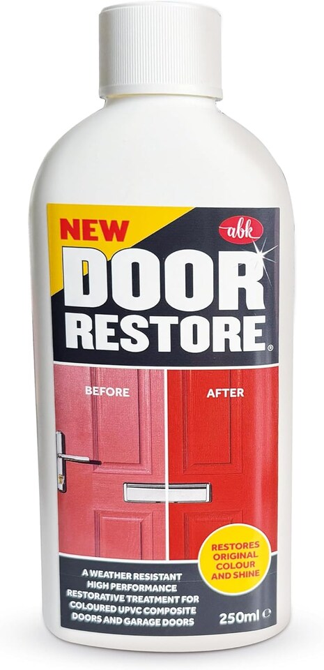 image 1 of ABK Door Restore 250ml Restore Original Colour & Shine to UPVC Doors | Clear | 1