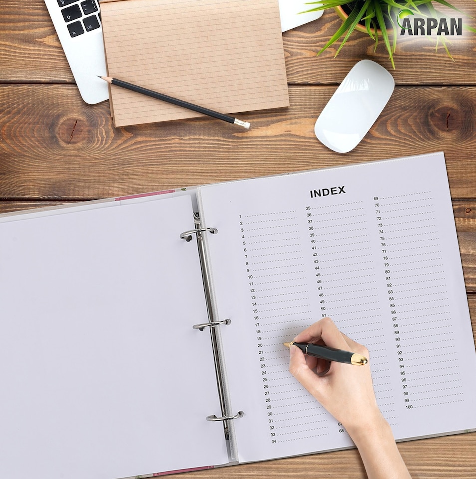 image 1 of ARPAN Large 3-Ring Binder Photo Album Holds 500 Photos 6x4" (10x15cm) – Slip In Pocket Picture Album for Wedding, Baby, Birthday, Family & Travel Memories