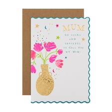Hallmark Birthday Card For Mum - Flowers Design