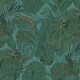 image 2 of Exotic Oasis Wallpaper in Teal Multi