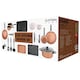 image 2 of Gr8 Home Copper 21pc Kitchen Cookware Set Pots & Pans Saucepans Utensils Bakeware Starter