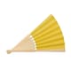 image 3 of MidOcean Fanny Bamboo Handheld Fan - Yellow - One Size