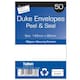 image 3 of Tallon Just Stationery Peel & Seal Envelopes - Duke White (Pack of 50)