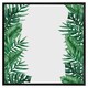image 1 of Half botanical border (Picture Frame) Black | XS