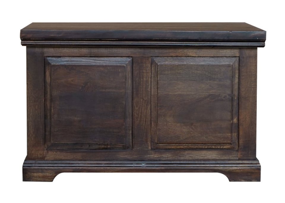 image 1 of Dakota Large Box - Mango Wood - L50 x W80 x H50 cm - Dark Finish