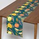 image 1 of Homescapes Cotton Citrus Table Runner