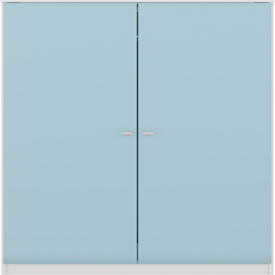image 1 of Denver 2 Door Double Wardrobe Blue