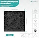 image 2 of Square Crushed Velvet Napkins, Cloth with Hemmed Edges Napkins - 20 Inch