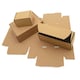 image 1 of 25 x Brown Die Cut Boxes 8 x 4 x 4" (200x100x100mm) Folding Postal Shipping Cartons Brown