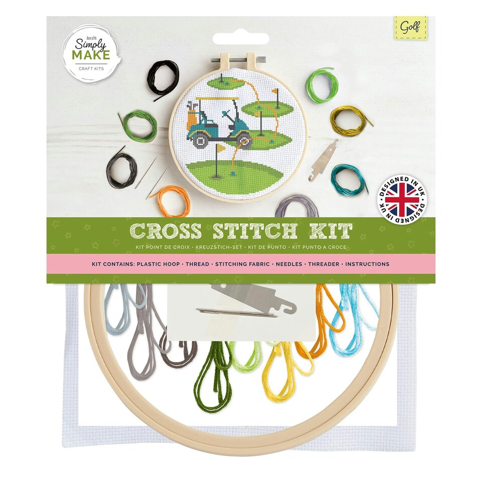 Cross Stitch Kit - Golf