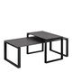 image 1 of Katrine Ceramic Coffee Table Set in Black