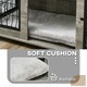 image 5 of PawHut Dog Crate Furniture, End Table for Medium Dogs w/ Cushion