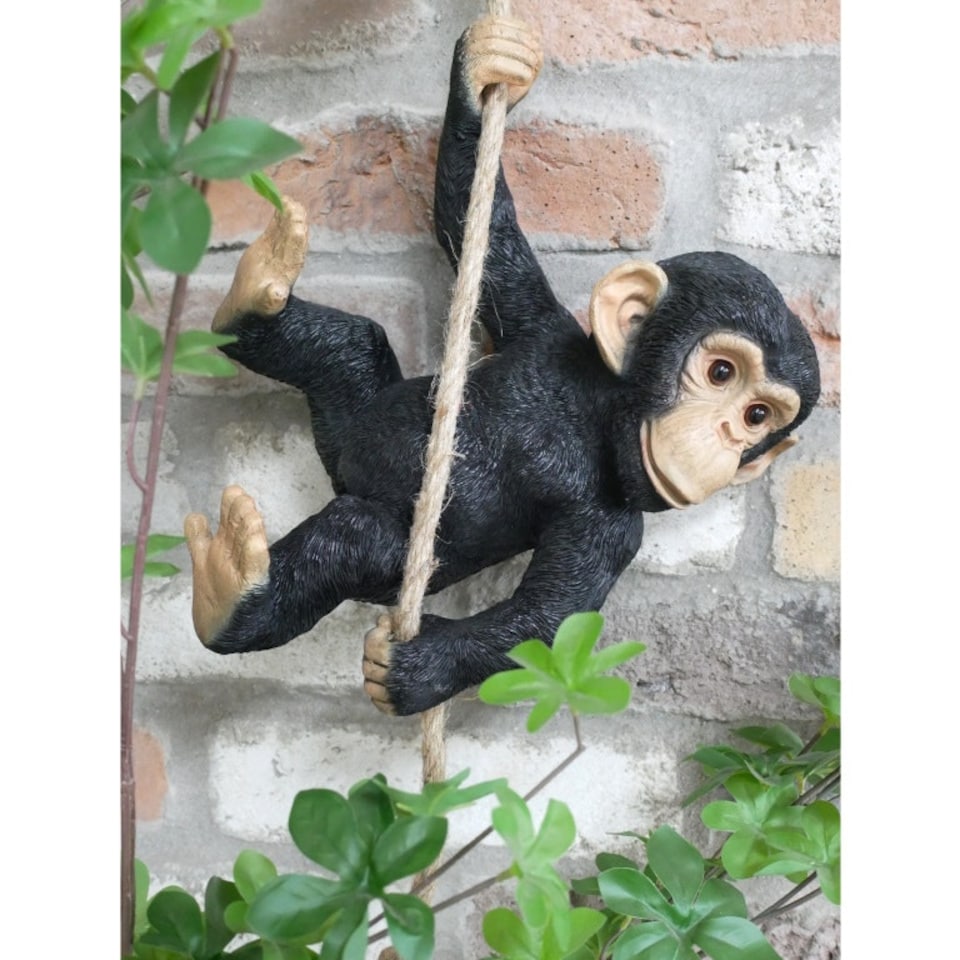 image 1 of Gifts Direct 2 U Hanging Swinging Monkey Ornament | Black