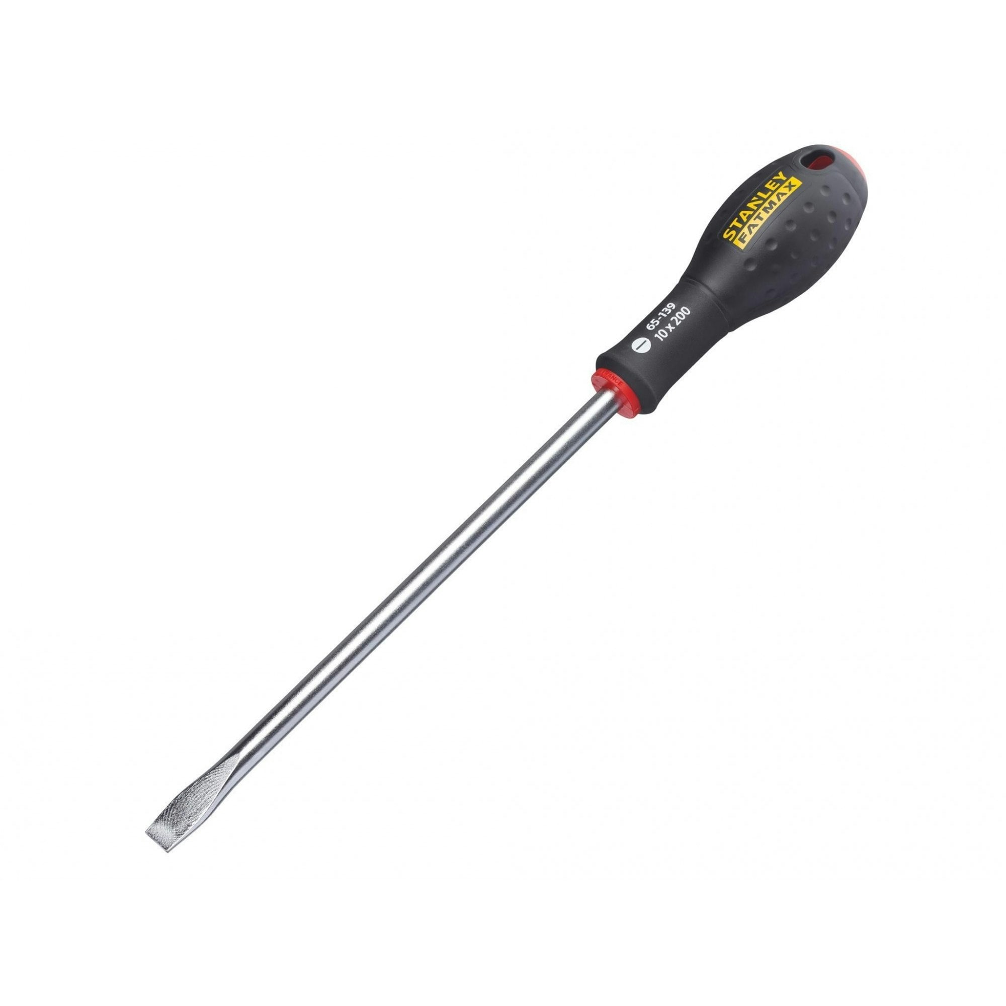 Stanley Hand Tools Fatmax Screwdriver, Flared Slotted - Multi Colour - 10.0mm x 200mm