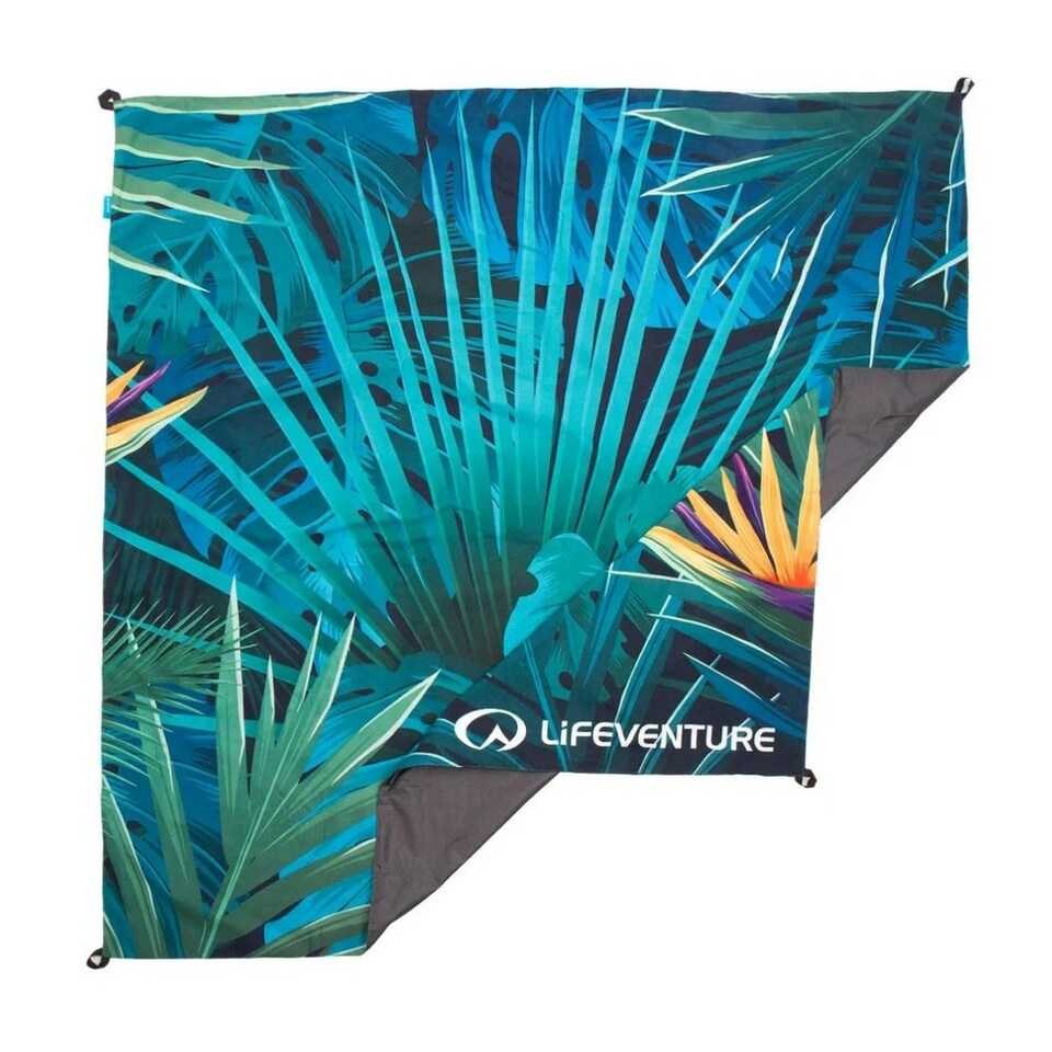 image 1 of Lifeventure Waterproof Picnic Blanket 150 x 150cm - Tropical Multi | 150 x 150cm
