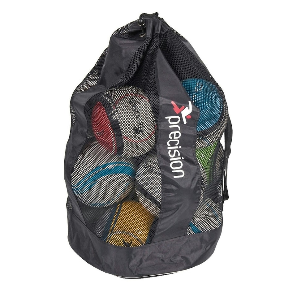 Precision 12 Ball Football Bag - Black - One Size