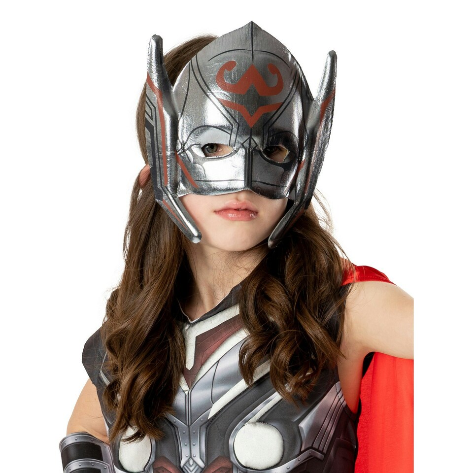 image 1 of Thor: Love And Thunder Girls Jane Foster Moulded Mask - Silver/Brown/Black - One Size One Size