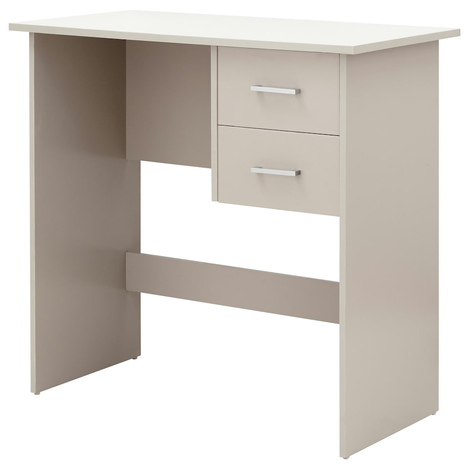 image 1 of GFW Panama 2 Drawer Desk - Grey