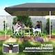 image 7 of Outsunny 6 x 3(m) Pop Up Party Tent Canopy with 6 Removable Sidewalls Black