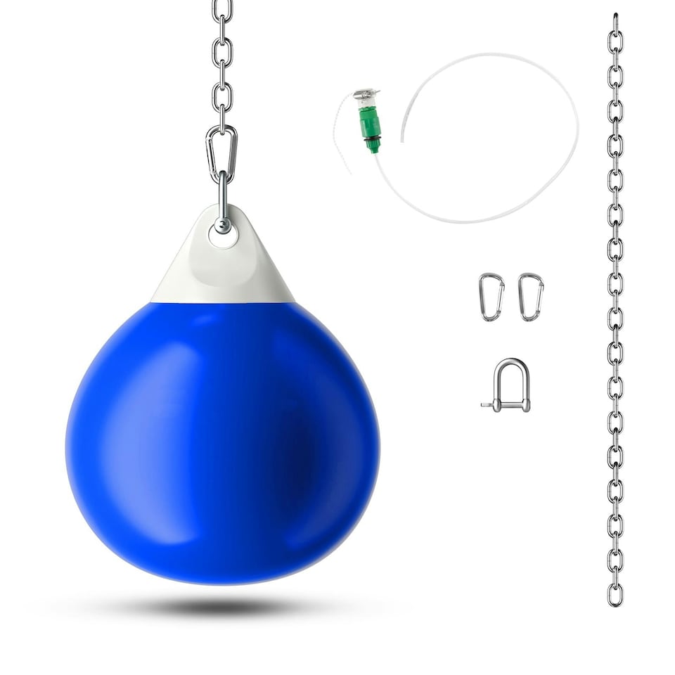 image 1 of COSTWAY 18 Inch Water Punching Bag 50 kg Heavy Bag Blue Blue