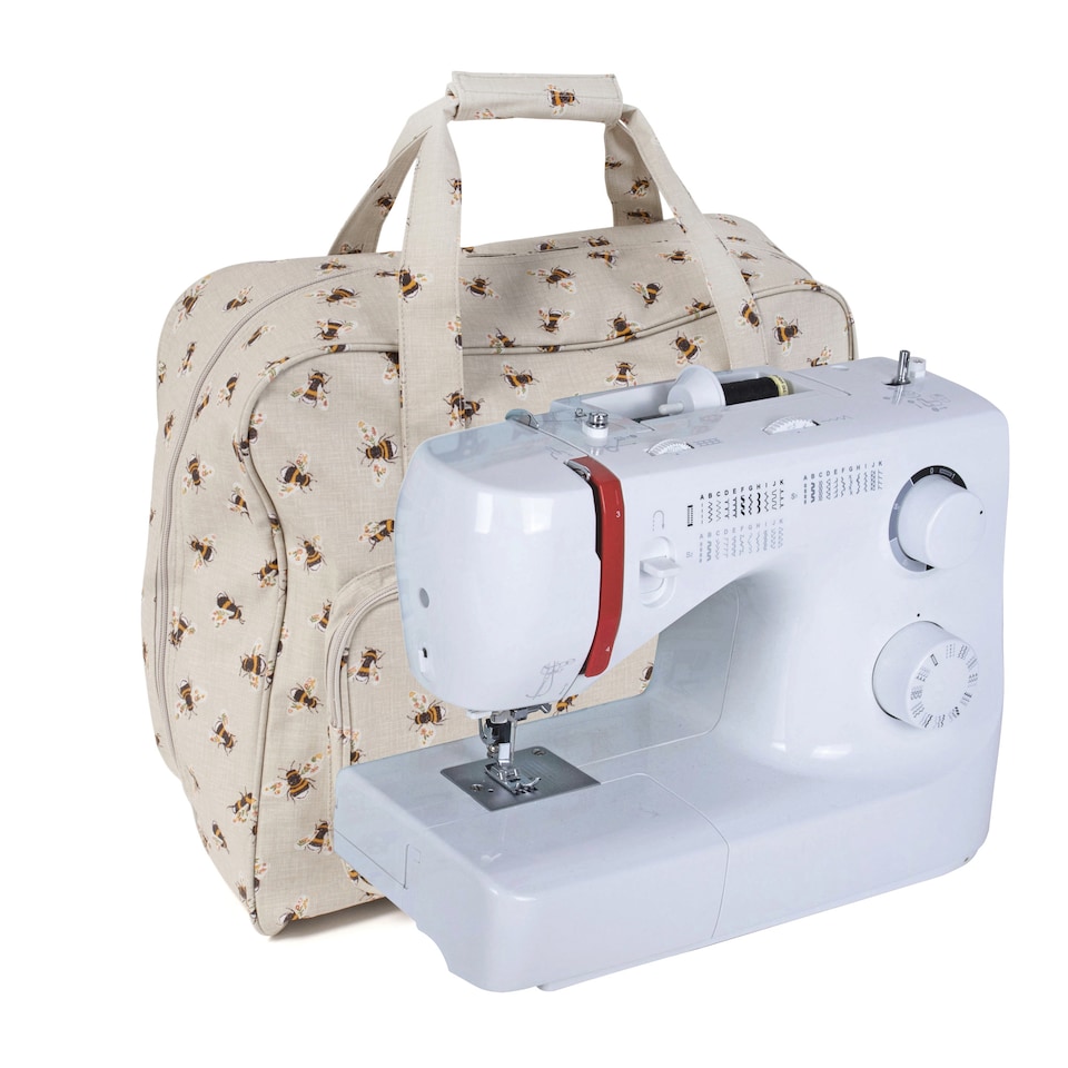 image 1 of Hobby Gift Sewing Machine Bag, Printed, Natural Bees