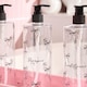 image 2 of OHS 3 Pack Bows Pump Dispenser Bottles Refillable Shampoo Containers