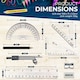 image 2 of 8pc Geometry Set for Secondary School – Complete Maths Kit with Ruler, Protractor, Compass, Pencil & Eraser, Ideal for Students