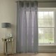 image 5 of Diana Dolly Voile Eyelet Curtain Panel - Silver - 145cm x 229cm