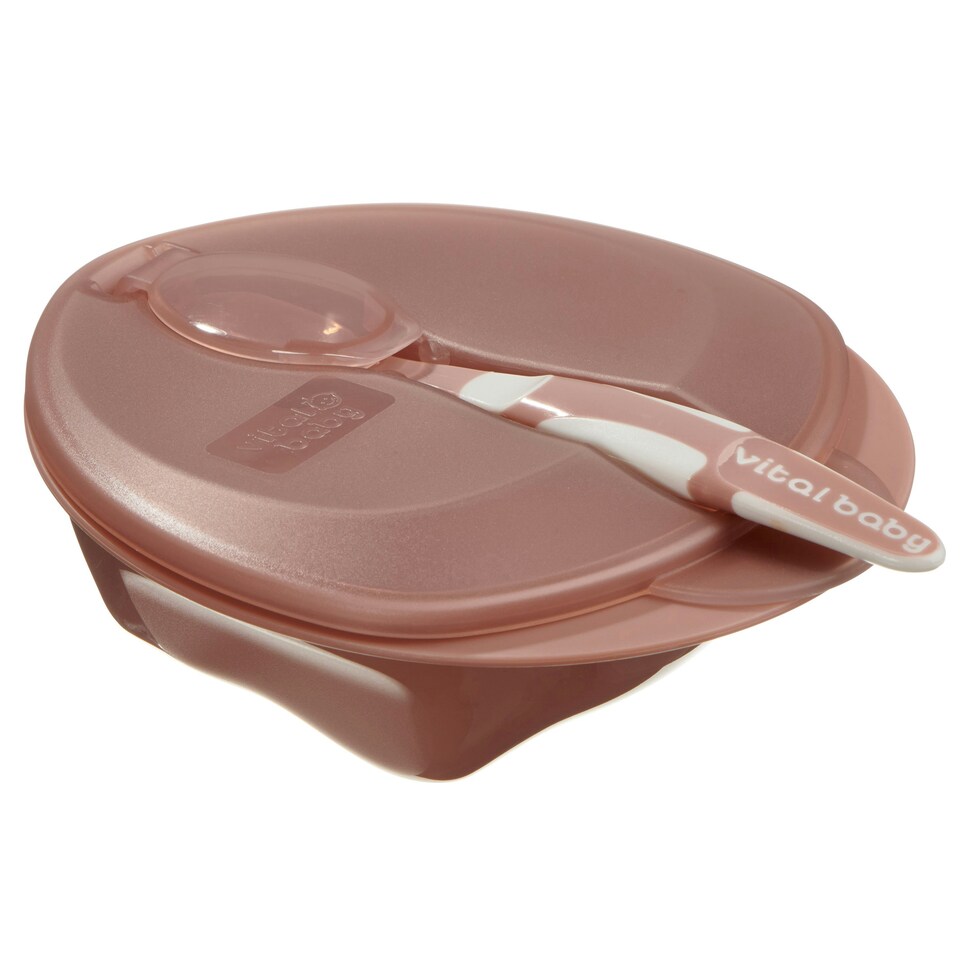 image 1 of Vital Baby Nourish scoop feeding set 1pk - natural moss Red | Berry