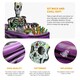 image 2 of Day of the Dead Inflatable Skeleton Coffin Drinks Cooler – 43"x31" Purple Party Decor