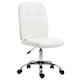 image 1 of Vinsetto Curved Back Home Office Chair with Adjustable Height, White