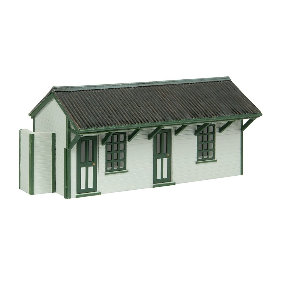 Bachmann Scenecraft Light Railway Station Building Green(Pre-Built)