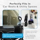 image 7 of 70L Foldable Utility Trolley Garden Home Camping Festivals No Assembly 100kg Load