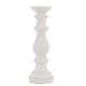 image 1 of Hill Interiors Column Candle Holder - White - 45cm x 16cm x 16cm
