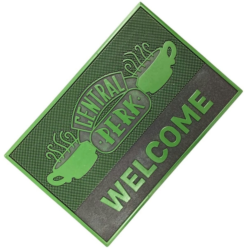 image 1 of Friends Central Perk Welcome Door Mat - Green - One Size