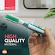 image 6 of SOL 2pk Denture Toothbrush, UK Retainer Brush for Cleaning False Teeth
