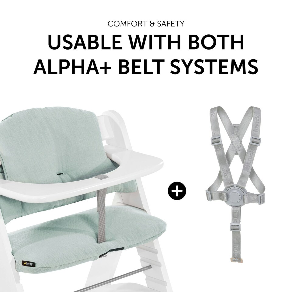 image 1 of Hauck Alpha Highchairpad Select - Mint