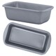 image 1 of 2 x 2lb Non-Stick Bread & Cake Long Rectangular Oven Pan Fridge & Freezer Safe