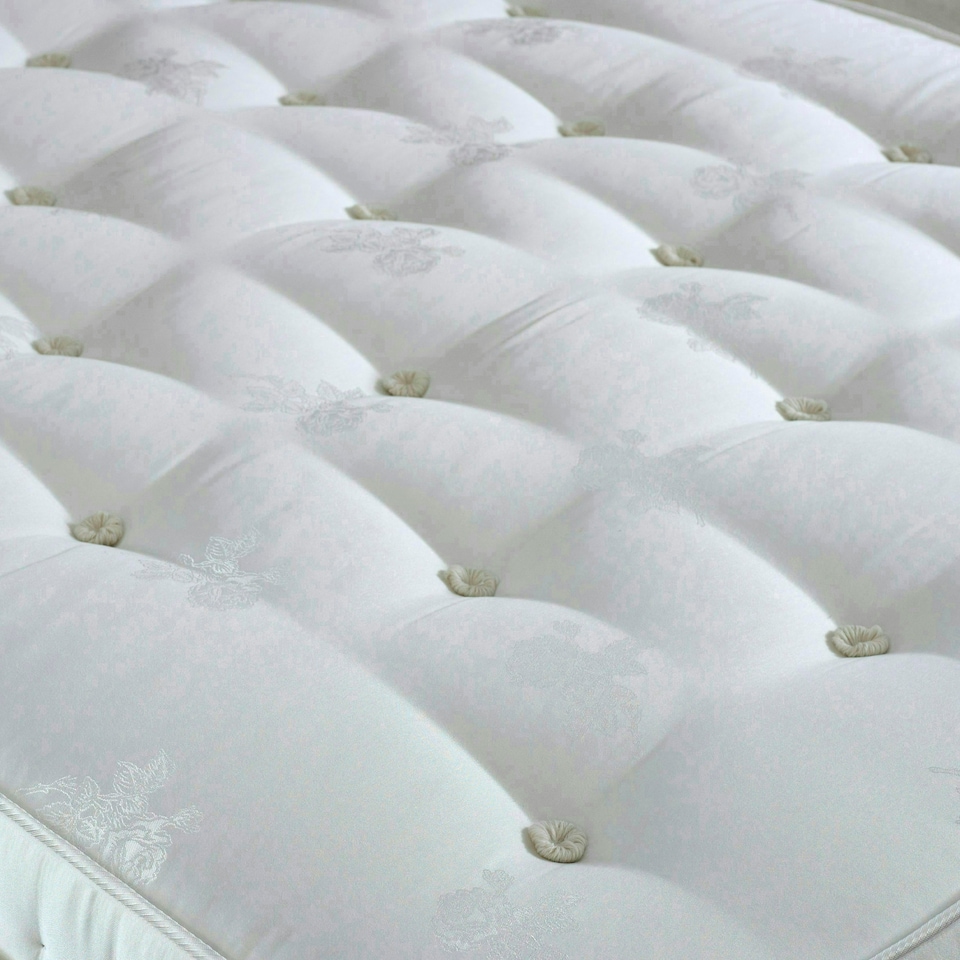 image 1 of Dawson White Wooden Ottoman Bed And Signature Platinum 2000 Pocket Sprung Mattress King Size N/A