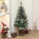 image 8 of HOMCOM 1.2m Prelit Christmas Tree with 100 Warm White LED Lights and 8 Modes